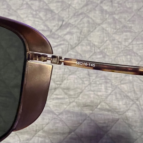 Matsuda Sunglasses Unisex Aviator M3047 Gold Tone -NEW - Picture 9 of 10